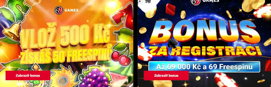 Bonus v kasinu 69