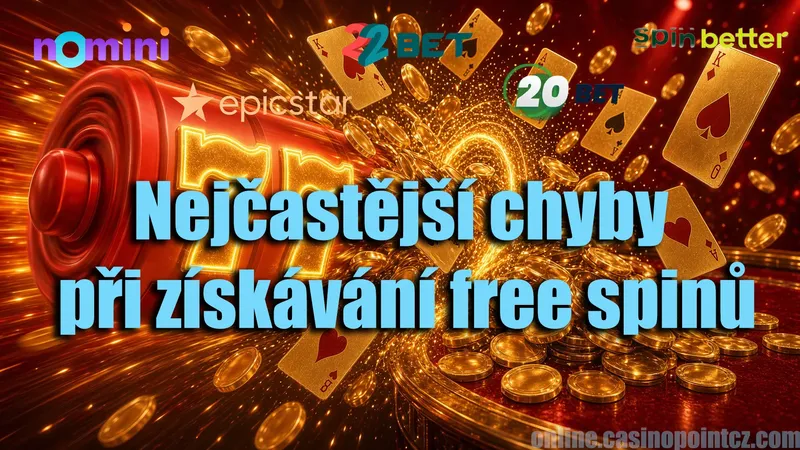 Nejčastější chyby při získávání free spinů