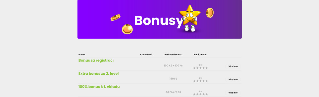 Star Casino Bonus